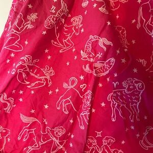Printfresh hot pink astrological pajama shorts